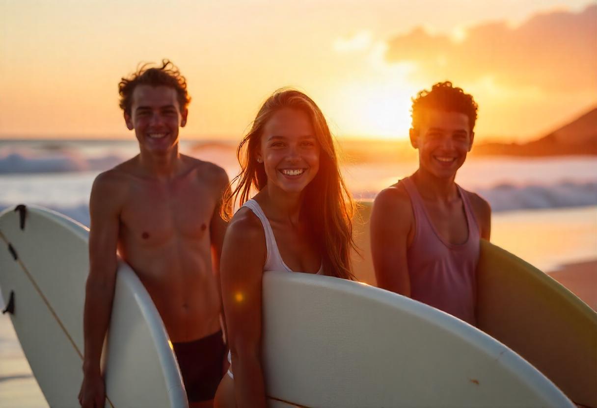 Surf al amanecer