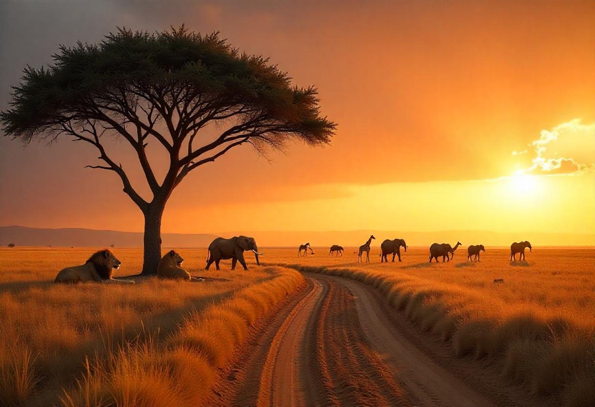 Safari en Sudáfrica